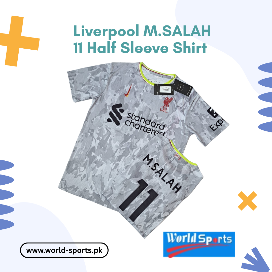 Liverpool M. Salah 11 Half Sleeve Shirt – Official Fan Jersey for Football Lovers
