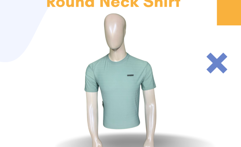 Lycra Half Sleeve Round Neck Shirt – Stretchable, Breathable, Quick-Dry T-Shirt for Gym, Sports & Casual Wear