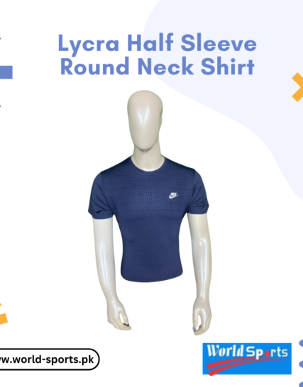 Lycra Half Sleeve Round Neck Shirt – Stretchable, Breathable & Stylish Casual Wear