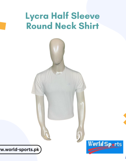 Lycra Half Sleeve Round Neck Shirt – Stretchable, Breathable & Comfortable Casual Wear