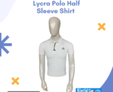 Lycra Polo Half Sleeve Shirt – Stretchable, Breathable & Stylish Polo T-Shirt for Men