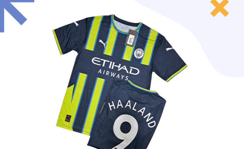 Manchester City Haaland 9 Half Sleeve Shirt – Official Fan Jersey for Football Lovers