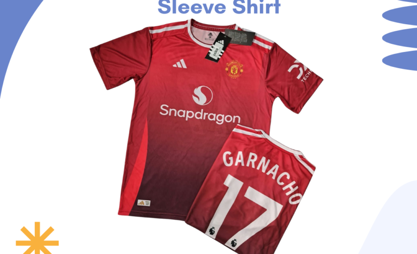 Manchester United Garnacho 17 Half Sleeve Shirt – Premium Fan Jersey for Football Supporters