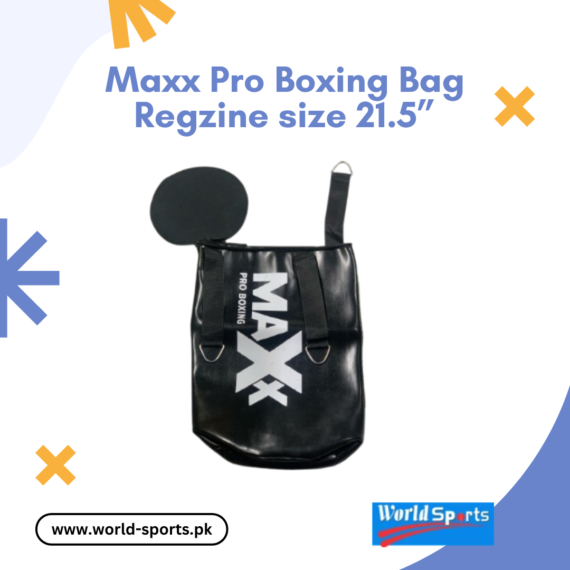 Maxx Pro Boxing Bag Regzine – 21.5” Heavy-Duty Punching Bag for Boxing & MMA Training