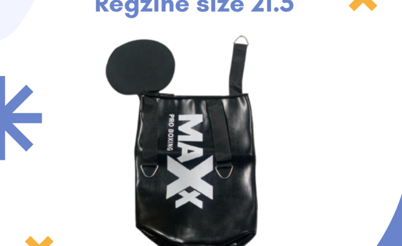 Maxx Pro Boxing Bag Regzine – 21.5” Heavy-Duty Punching Bag for Boxing & MMA Training