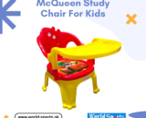 McQueen Study Chair for Kids – Ergonomic & Sturdy Study Desk Chair with Lightning McQueen Design for Comfortable Learning