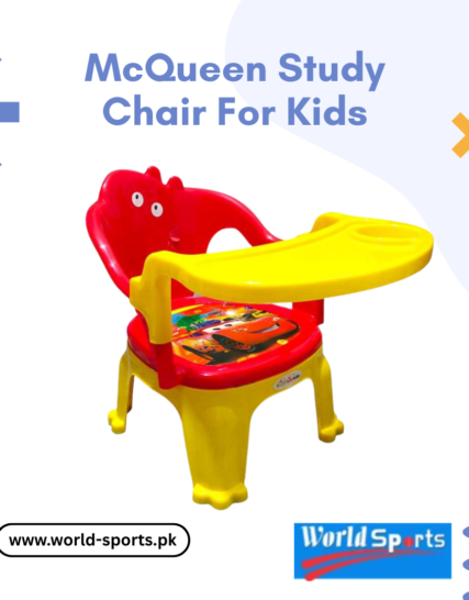 McQueen Study Chair for Kids – Ergonomic & Sturdy Study Desk Chair with Lightning McQueen Design for Comfortable Learning