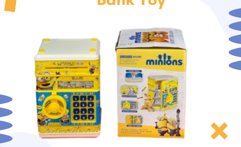 Minions Number Bank Toy – Interactive Digital Money Saving ATM for Kids