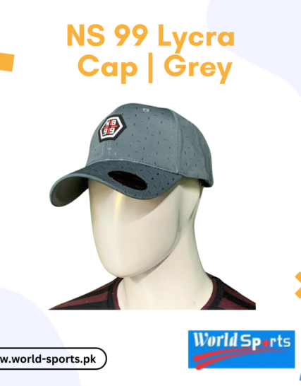 NS 99 Lycra Cap | Grey – Breathable, Stretchable & Stylish Sports Cap for Men