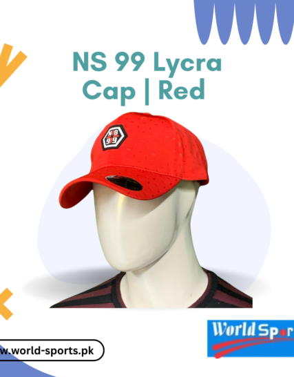 NS 99 Lycra Cap | Red – Stylish, Breathable & Stretchable Sports Cap for Men