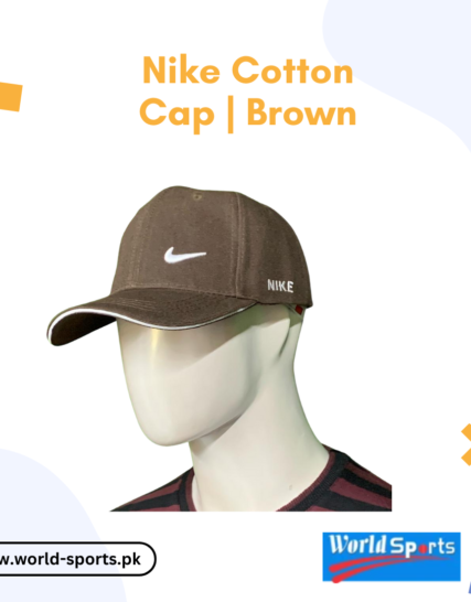 Nike Cotton Cap | Brown | Premium Breathable & Adjustable Sports Cap for Men