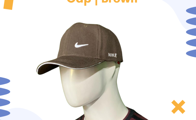 Nike Cotton Cap | Brown | Premium Breathable & Adjustable Sports Cap for Men