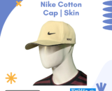 Nike Cotton Cap | Skin | Lightweight & Adjustable Sports Cap for Men