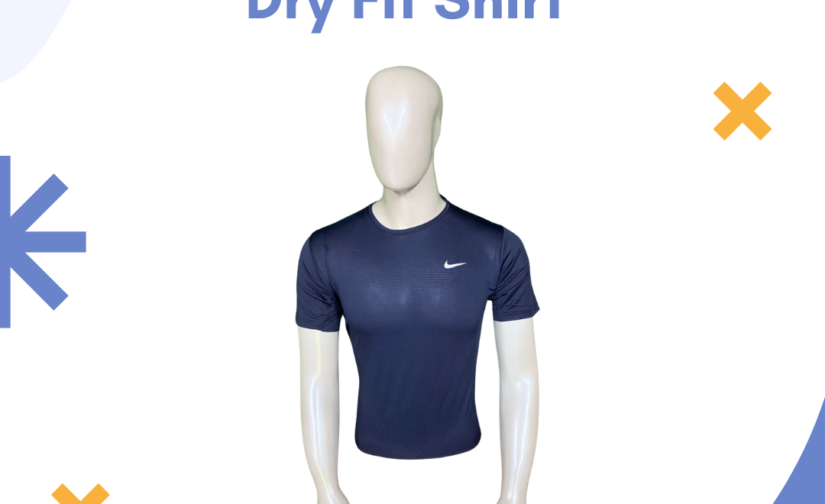 Nike Lycra Dry Fit Shirt for Men – Moisture-Wicking, Quick-Dry Gym & Sports T-Shirt