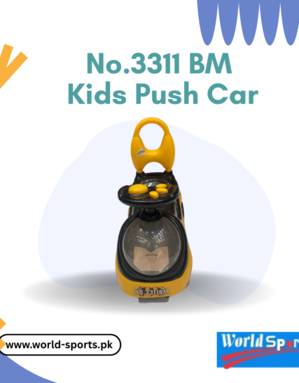 No. 3311 BM Kids Push Car – Stylish Ride-On Toy for Toddlers with Steering Wheel, Music & Under-Seat Storage