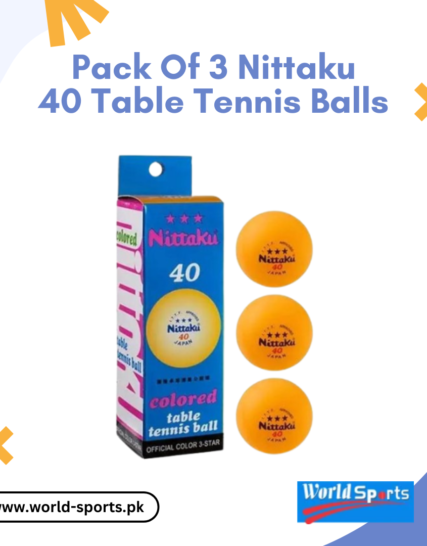 Pack of 3 Nittaku 40+ Table Tennis Balls – ITTF Approved, Seamless, Durable & High Performance