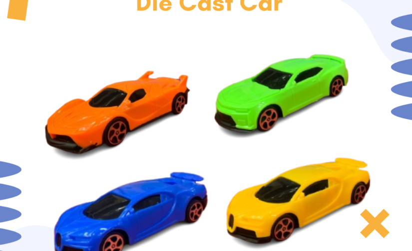 Pack of 4 Bugatti Die-Cast Cars – Premium Metal Model Car Set for Kids & Collectors