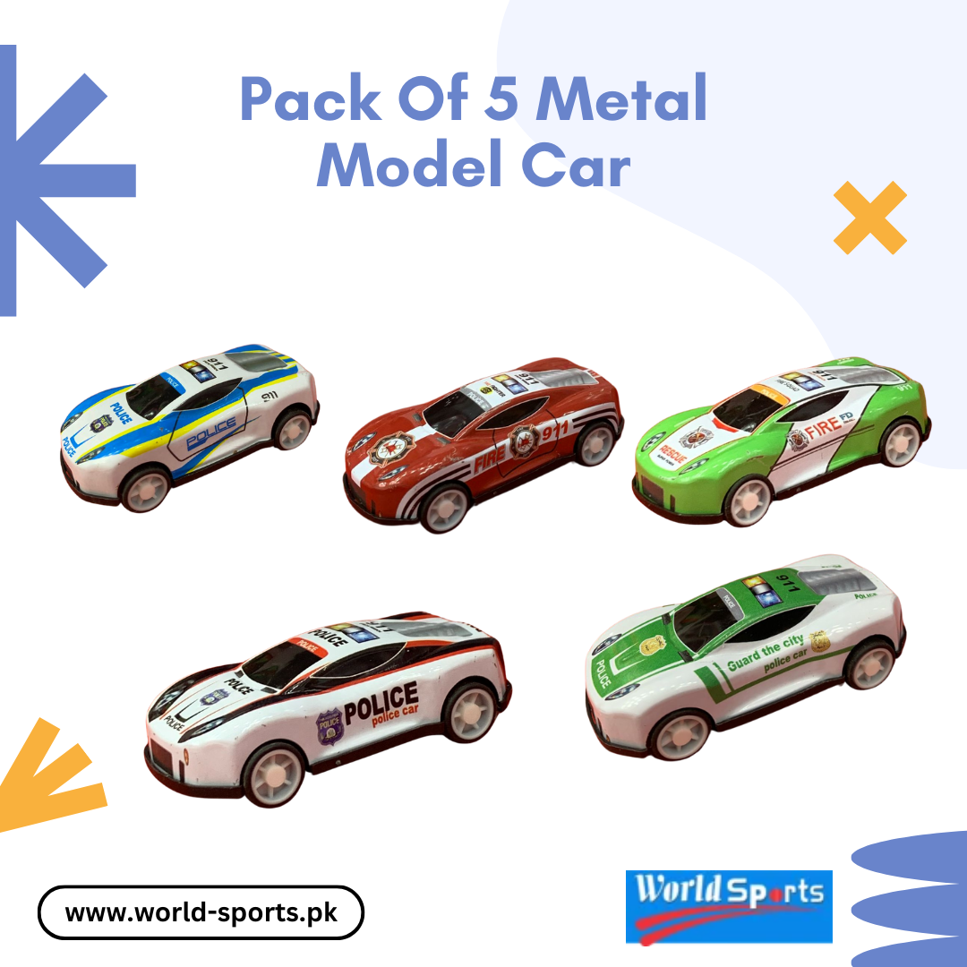 Pack of 5 Metal Model Cars – Premium Die-Cast Mini Car Set for Kids & Collectors