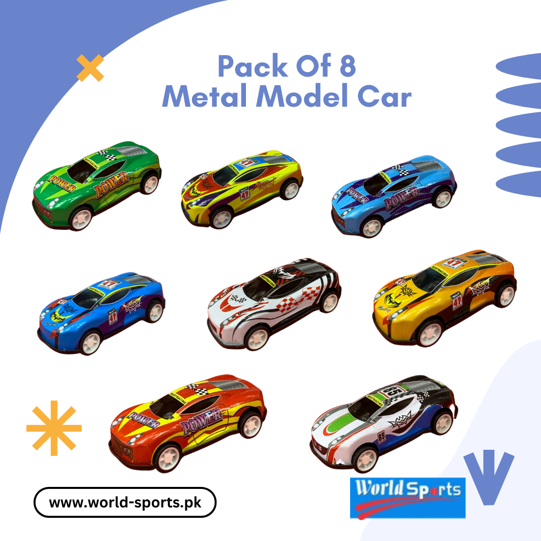Pack of 8 Metal Model Cars – Premium Die-Cast Mini Car Set for Kids & Collectors