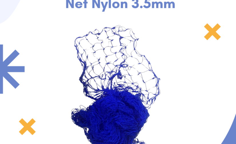 Pair of Jazee Football Net – Heavy-Duty 3.5mm Nylon Soccer Goal Net for Training & Professional Matches