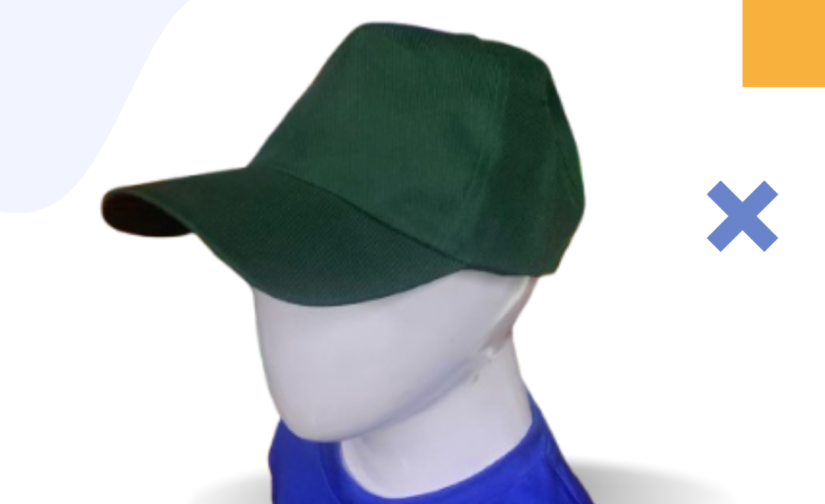 Plain Green P-Cap – Adjustable & Breathable Unisex Cap for Sports & Casual Wear