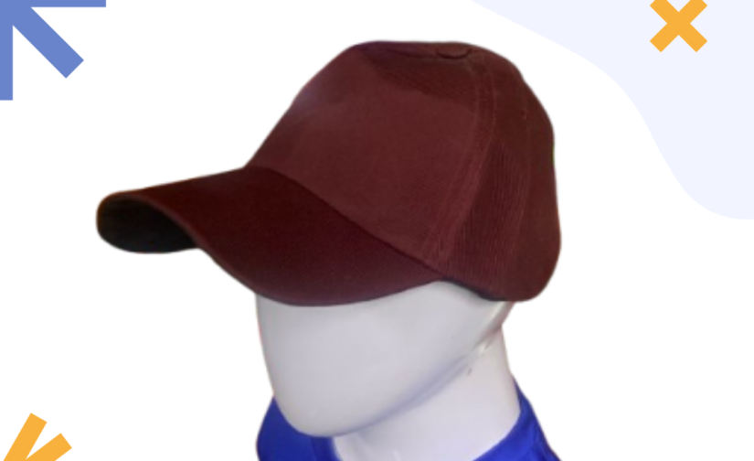 Plain Maroon P-Cap – Adjustable Unisex Sports & Casual Wear Cap