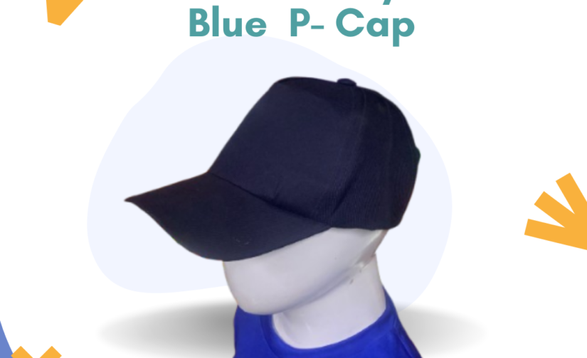 Plain Navy Blue P-Cap – Classic Adjustable Sports Cap for Outdoor & Casual Wear