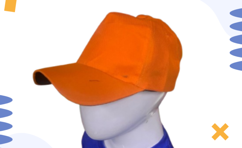 Plain Orange P-Cap – Stylish, Comfortable & Adjustable Sports Cap for Casual & Outdoor Wear