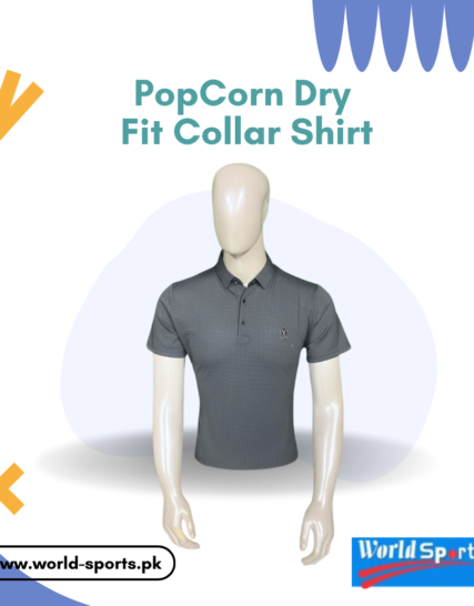PopCorn Dry Fit Collar Shirt – Moisture-Wicking, Breathable, Quick-Dry Sports & Casual Wear