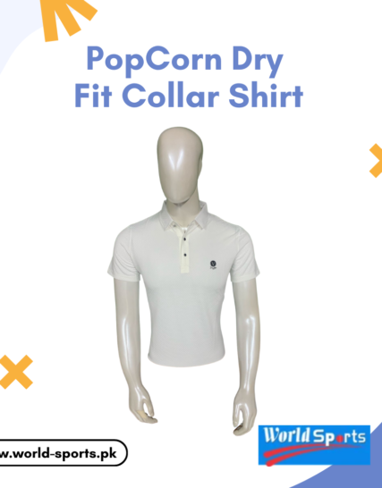 PopCorn Dry Fit Collar Shirt – Breathable, Sweat-Wicking, Comfortable Sports & Casual Wear
