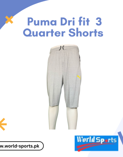 Puma Dri-Fit 3/4 Quarter Shorts – High-Performance Moisture-Wicking Athletic Shorts for Men