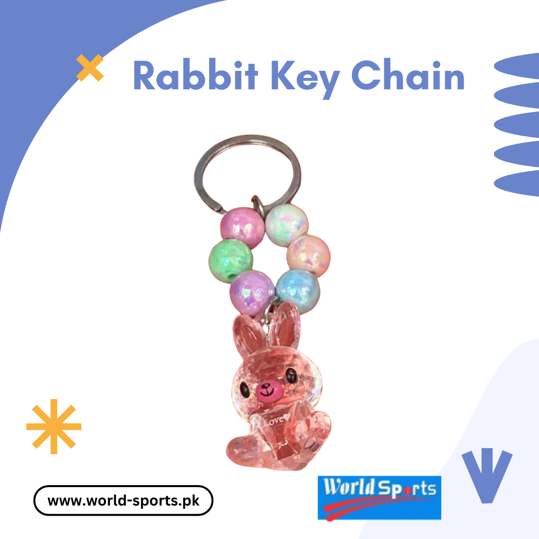 Rabbit Key Chain | Cute Bunny Keyring | Soft & Adorable Animal Key Holder