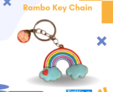 Rambo Key Chain | Action Hero Inspired Keyring | Stylish Metal Key Holder