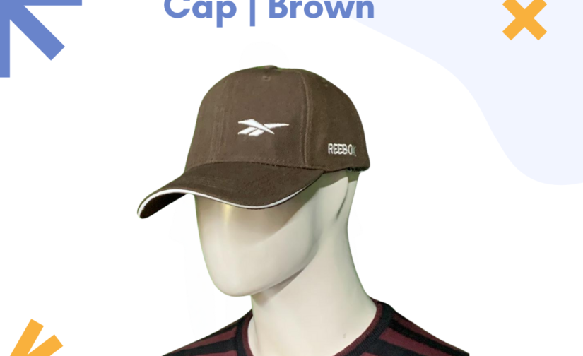 Reebok Cotton Cap for Men | Adjustable Brown Baseball Cap – Stylish & Breathable