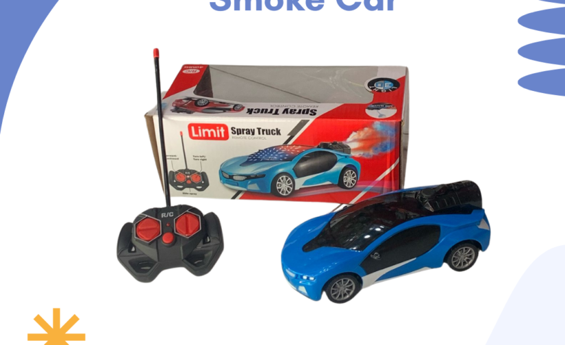 Remote Control Smoke Car – High-Speed RC Drift Car with LED Lights & Realistic Exhaust Smoke