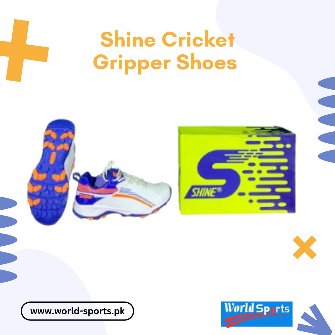 Shine Cricket Gripper Shoes – High-Traction, Non-Slip Cricket Footwear for Superior Performance