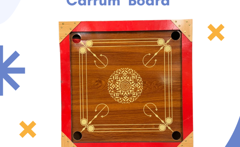 Single Palai Carrom Board – High-Quality Wooden Carrom Board with Smooth Playing Surface & Durable Frame