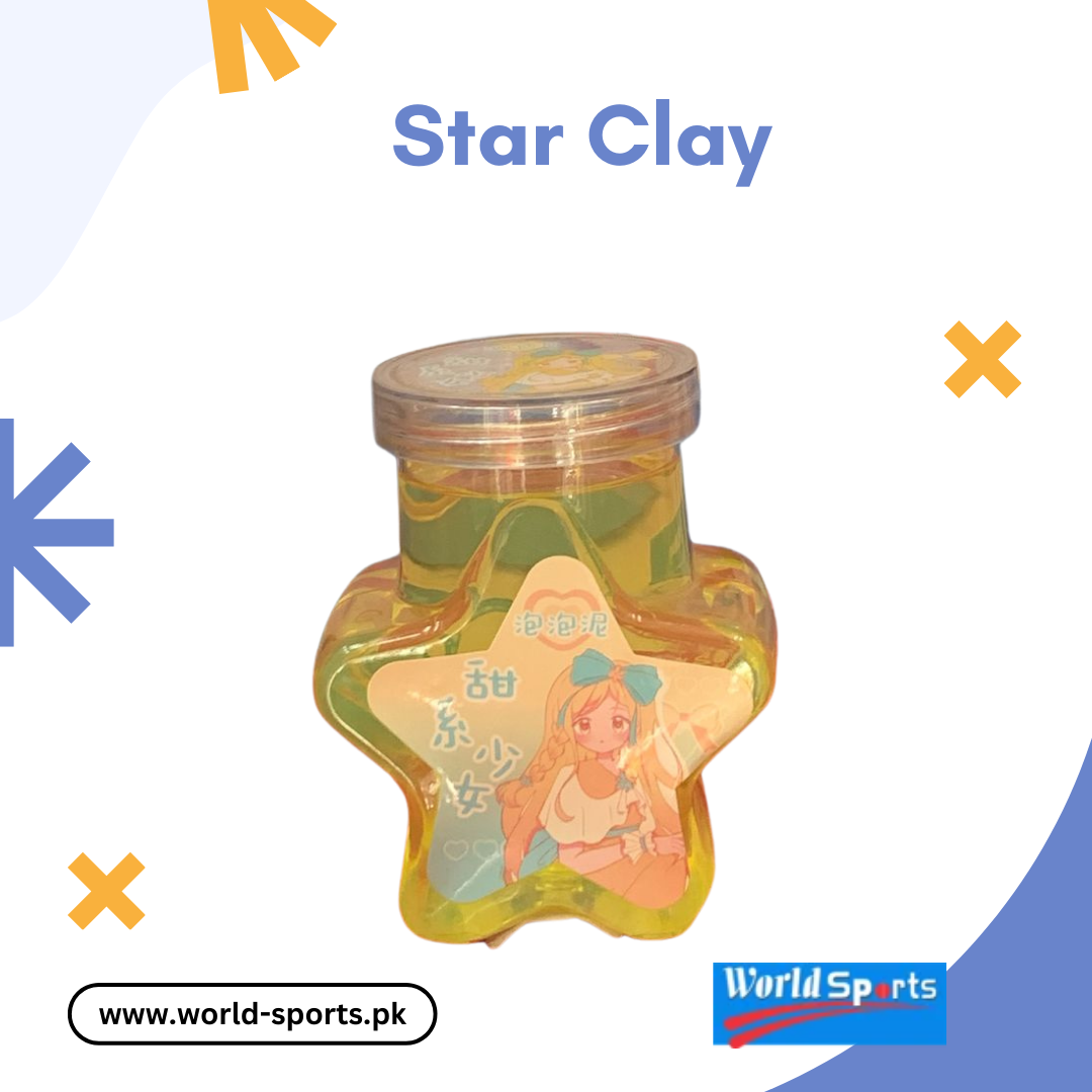 Star Clay – Soft & Lightweight Air-Dry Clay, Non-Toxic & Easy-to-Mold Modeling Clay for Kids