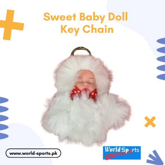 Sweet Baby Doll Keychain – Cute Mini Doll Keyring | Stylish Bag Charm & Adorable Key Holder