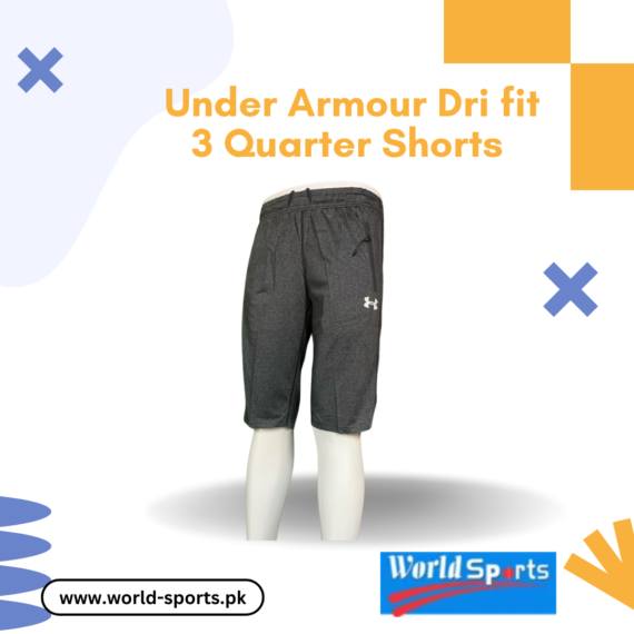 Under Armour Dri-Fit 3/4 Quarter Shorts – High-Performance Athletic Shorts for Men