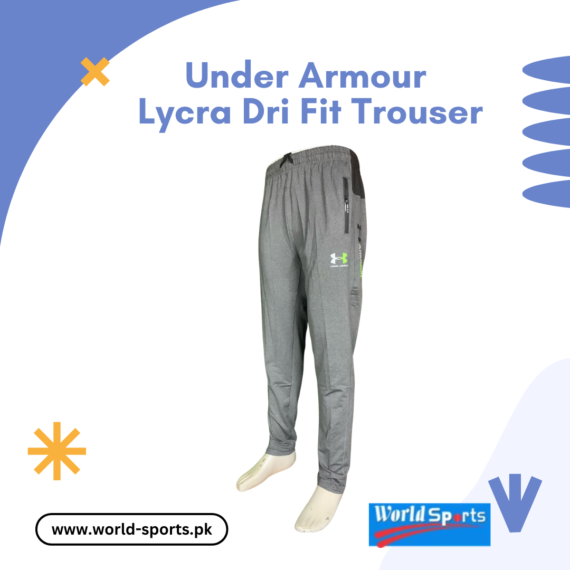 Under Armour Men's Lycra Dri-Fit Training Trousers – Moisture-Wicking, Stretchable, and Lightweight Gym Pants