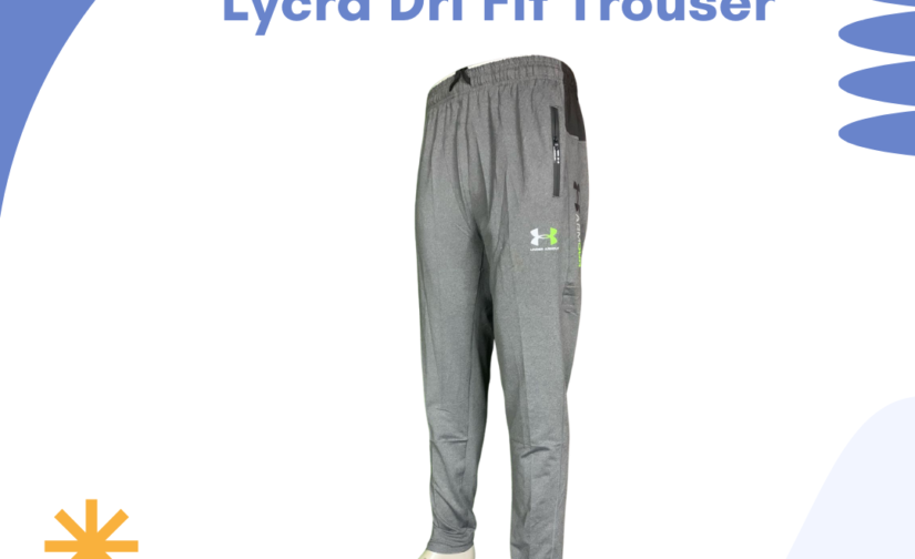 Under Armour Men's Lycra Dri-Fit Training Trousers – Moisture-Wicking, Stretchable, and Lightweight Gym Pants