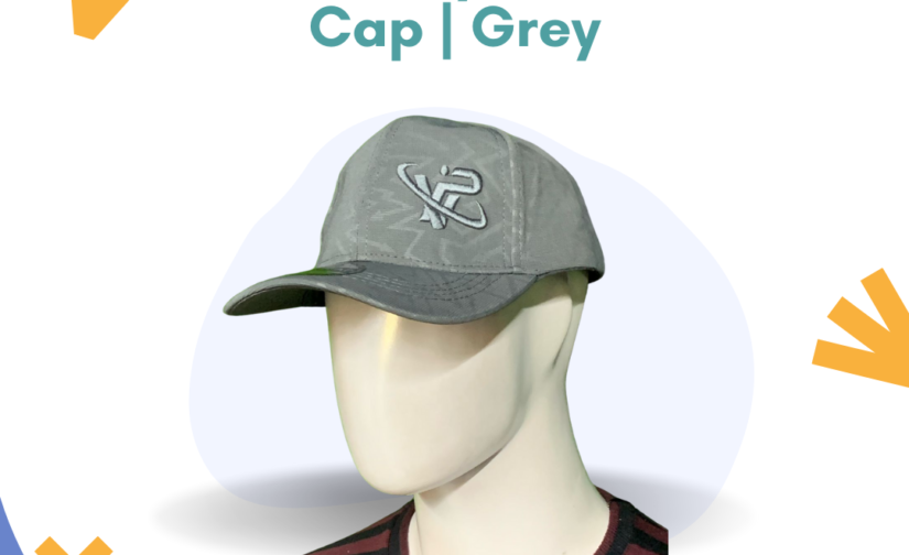 VIP Lycra Cap for Men – Stretchable & Breathable Grey Sports Cap for Outdoor & Workout