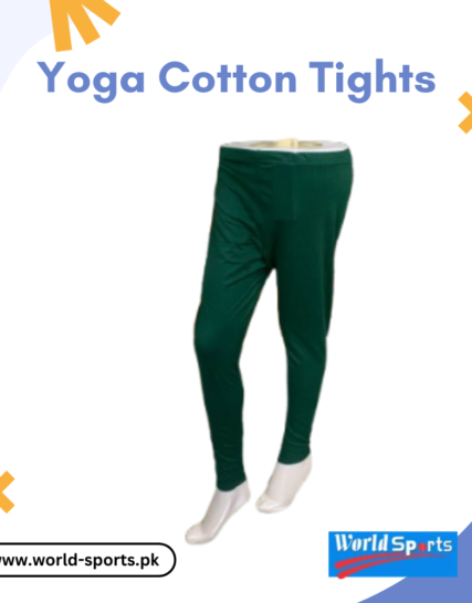 Premium Yoga Cotton Tights – High-Waist, Breathable & Stretchable Workout Leggings