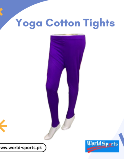 Yoga Cotton Tights – Breathable, High-Waist, Stretchable & Moisture-Wicking Leggings