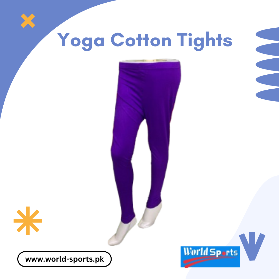 Yoga Cotton Tights – Breathable, High-Waist, Stretchable & Moisture-Wicking Leggings