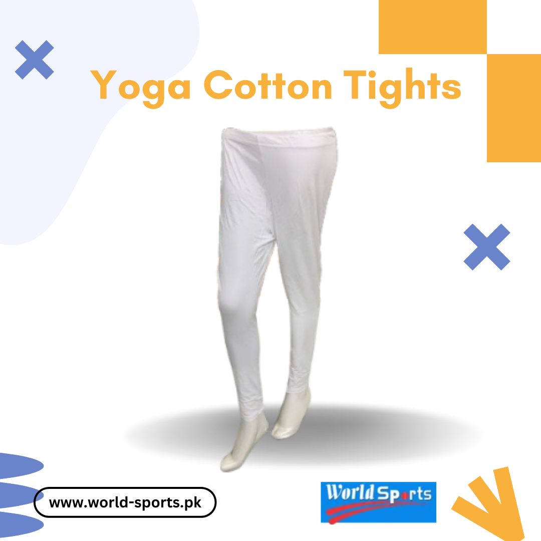 Yoga Cotton Tights – High-Waist, Breathable, Stretchable & Moisture-Wicking Workout Leggings
