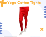 Yoga Cotton Tights – High-Waist, Breathable, Stretchable & Moisture-Wicking Leggings for Yoga & Workout
