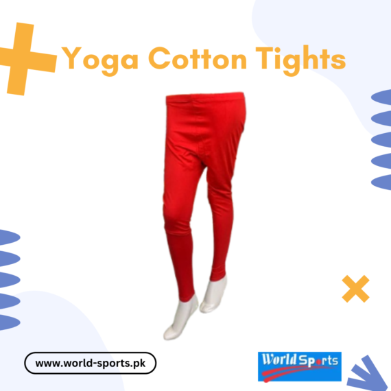 Yoga Cotton Tights – High-Waist, Breathable, Stretchable & Moisture-Wicking Leggings for Yoga & Workout