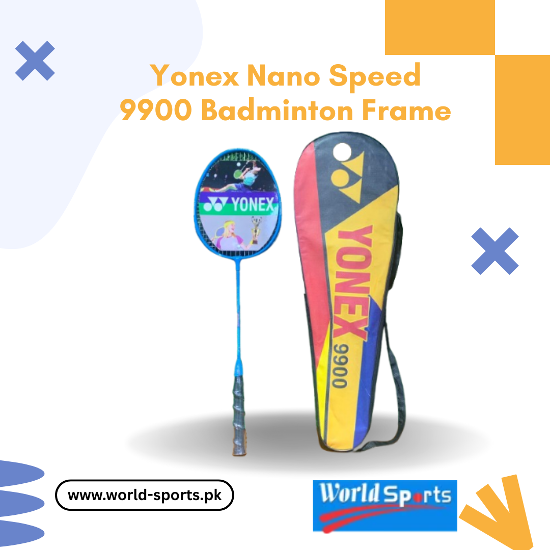 Yonex Nano Speed 9900 Badminton Frame – Ultra-Lightweight & High-Speed Carbon Fiber Badminton Racket Frame for Power & Precision